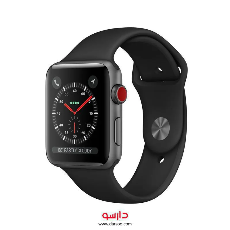 خرید ساعت هوشمند اپل Apple Watch Series 3 بدنه آلومینیوم سایز 42 با16گیگ حافظه داخلی و رم 768 مگابایت